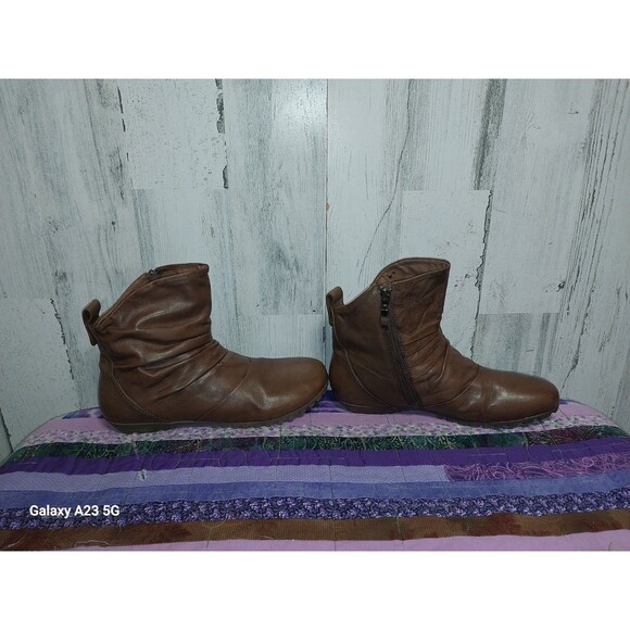 Romika Fiona Brown Slouch Ankle Boots Size 39 - Picture 5 of 11